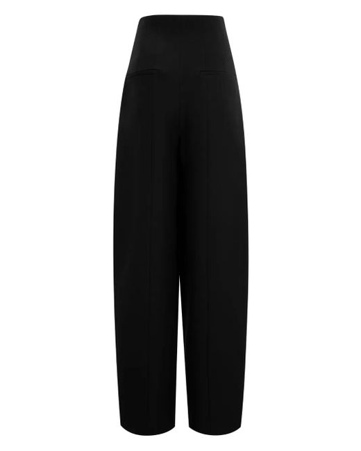 Khaite Black Lennerd Trousers