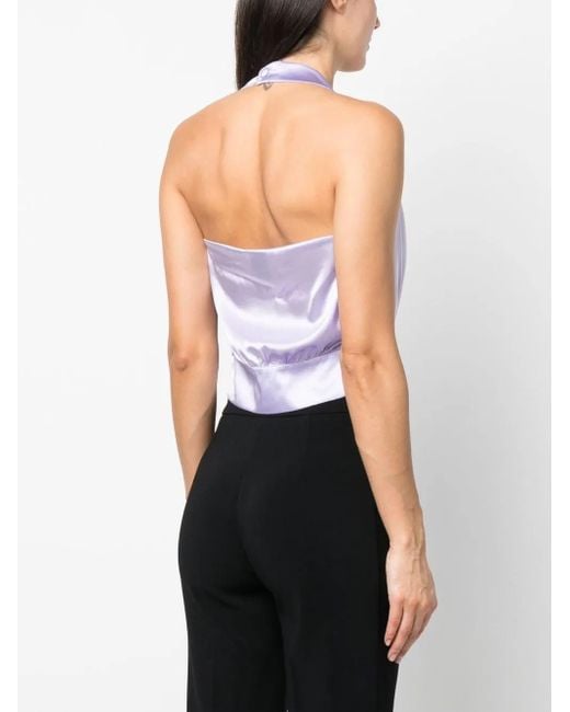 Pinko Purple Top Aus Seide