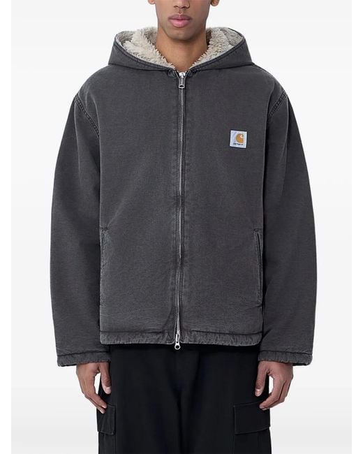 Carhartt Gray Mitch Hooded Jacket for men