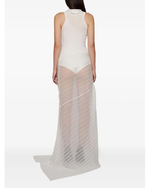Victoria Beckham Mouwloze Jurk in het White