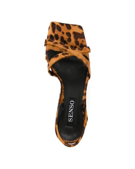 Senso Brown 70Mm Erika Ii Heeled Sandals