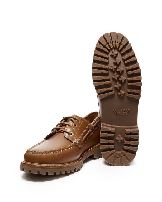 G.H.BASS Brown Ranger Camp Moccasins for men