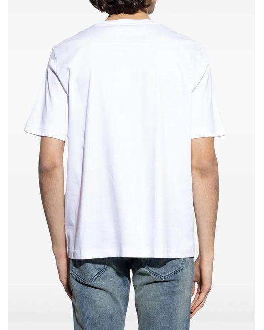 DIESEL White T-Shirt T-Madjust-R2 for men