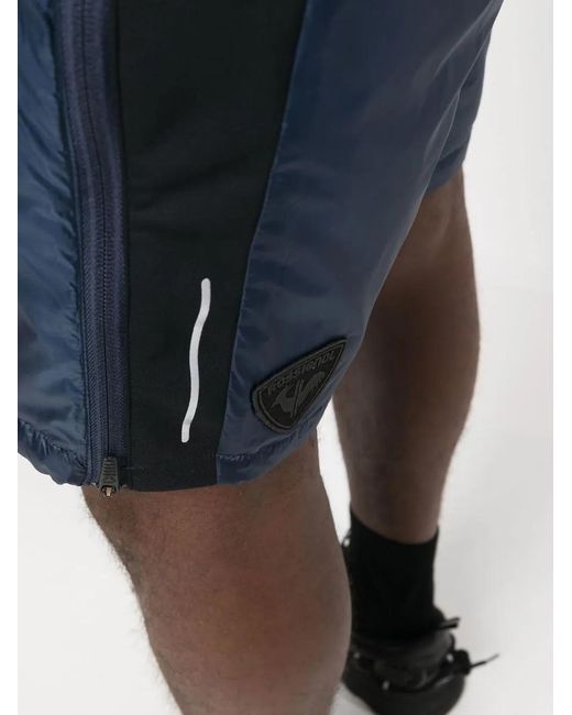 Rossignol Blue Knee-Length Insulated Shorts for men