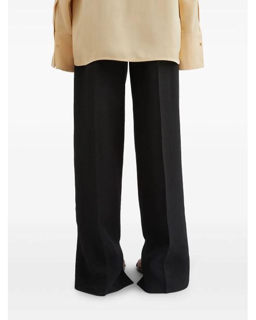 Jil Sander Black Tailored Trousers