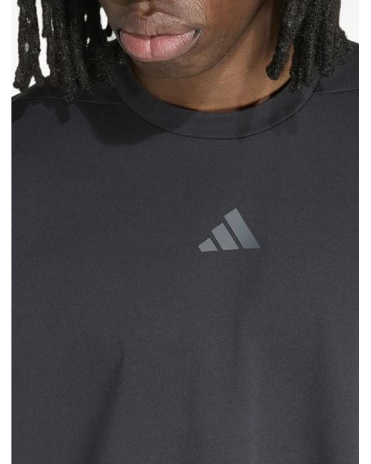 Adidas Black D4T Primelift Short T-Shirt for men
