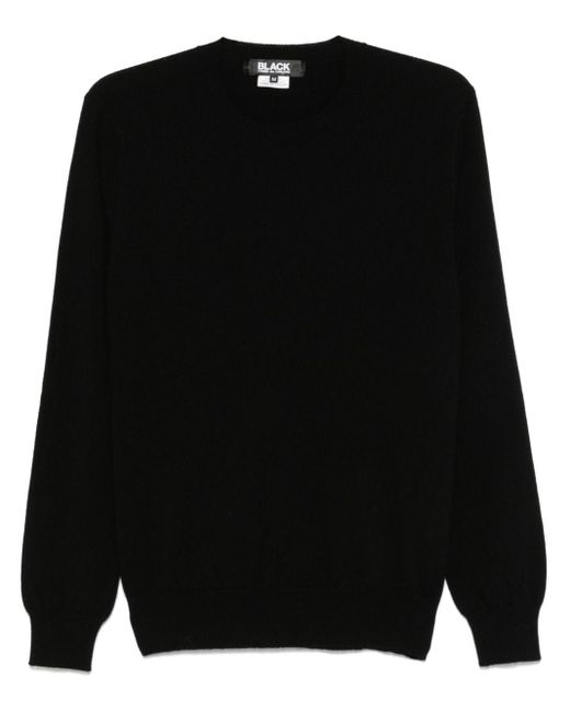 COMME DES GARÇON BLACK Black Wool Sweater