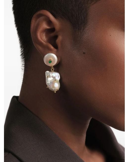 Pendientes Con Perla FENOMENA de color White
