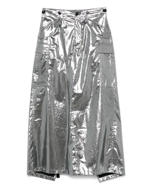 JUNYA WATANABE 　グレー 　スカート S Junya Watanabe マキシスカート グレー | Lyst