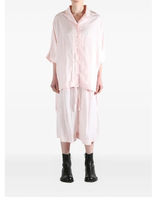 Casey Casey Pink Drawstring Shirt