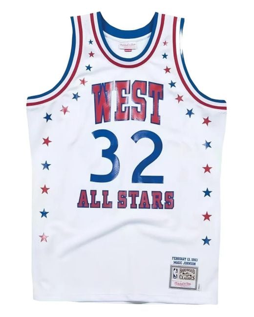 Débardeur À Détail D'Étoile Nba Mitchell & Ness pour homme en coloris Blue