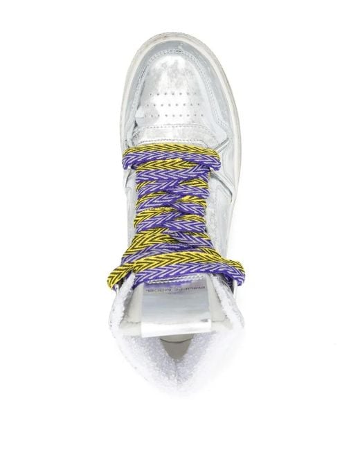 Philippe Model White Paris High-Top Sneakers