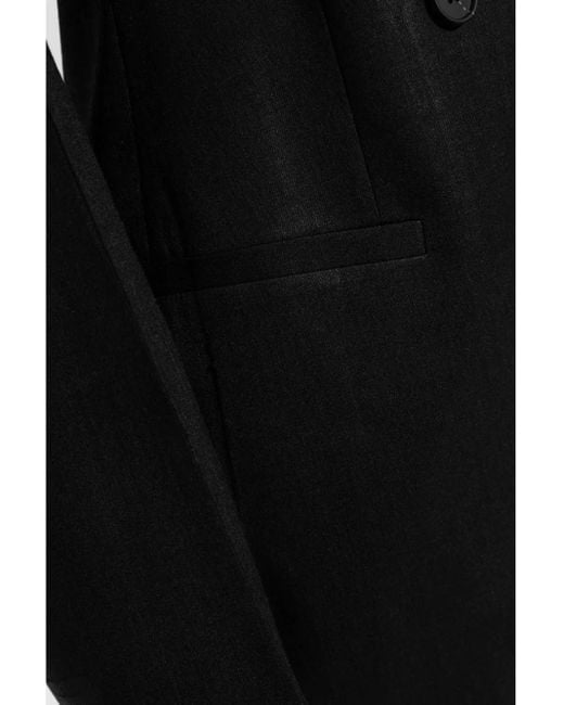 DIESEL Black G-Allant Double-Breasted Blazer