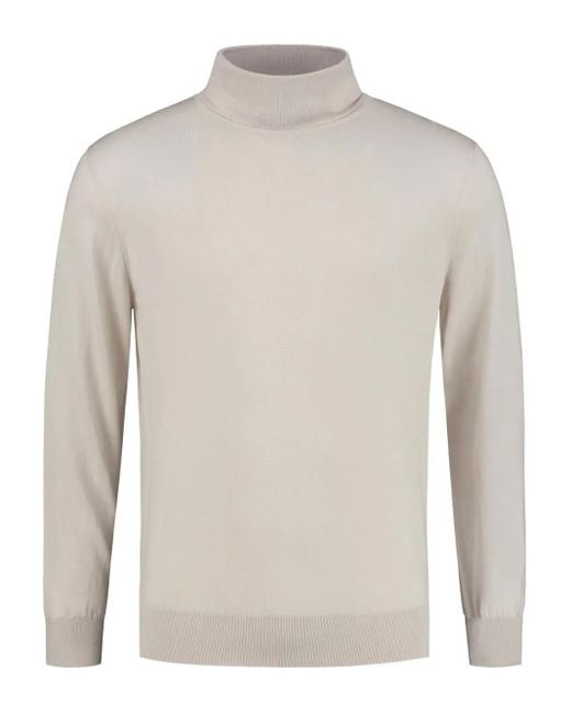 Pull À Col Roulé Doriani pour homme en coloris White