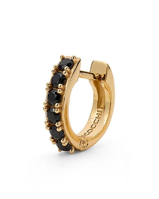 Emanuele Bicocchi Metallic Logo-Engraved Hoop Earring