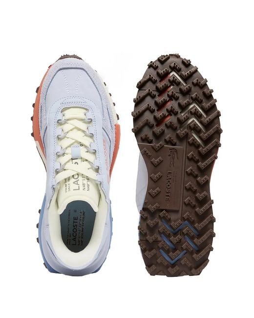 Lacoste White Elite Active Low-Top Sneakers