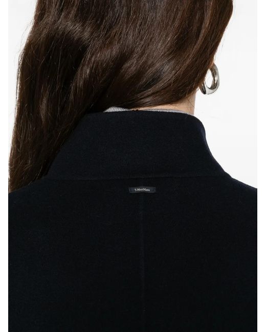 Max Mara Black Renna Button Jacket