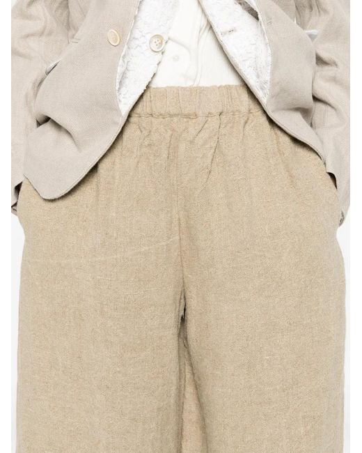 Comme des Garçons Natural Linen Trousers