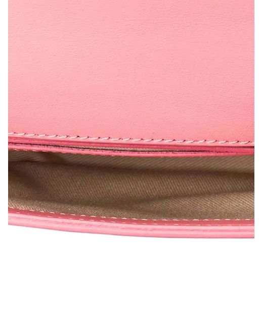Mansur Gavriel レザー ショルダーバッグ Pink