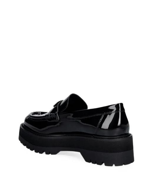 DKNY Black Belisa Chunky-Sole Loafers