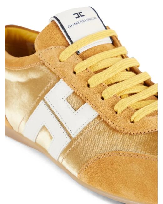 Elisabetta Franchi Natural Nappa Sneakers