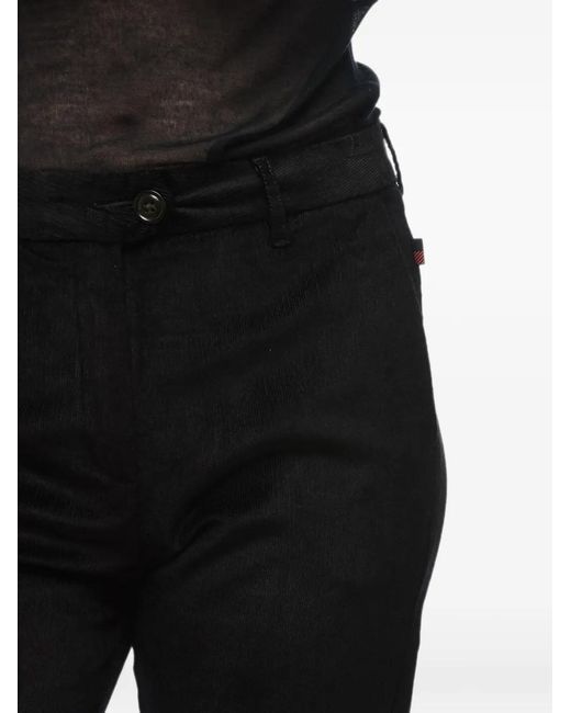 Woolrich Black Corduroy Cropped Trousers