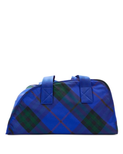 Burberry Blue Medium Shield Duffle Bag for men