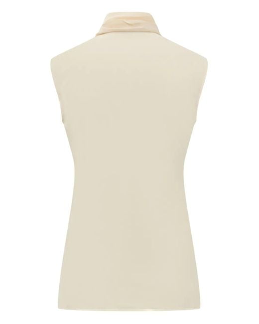 Alberta Ferretti Natural Tops