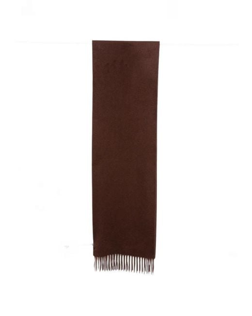 Max Mara Brown Dalia Rectangle-Shape Scarf