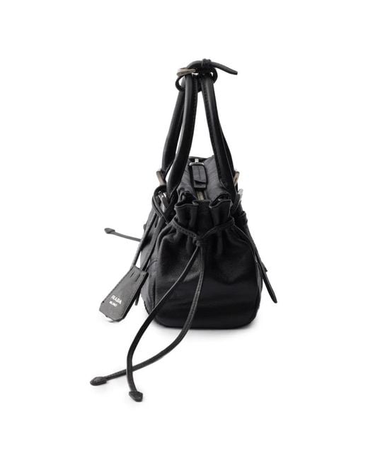 Borsa A Mano di Prada in Black