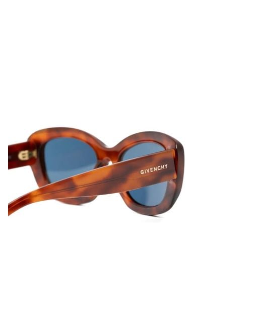 Givenchy Blue Lunettes De Soleil À Monture Rectangulaire