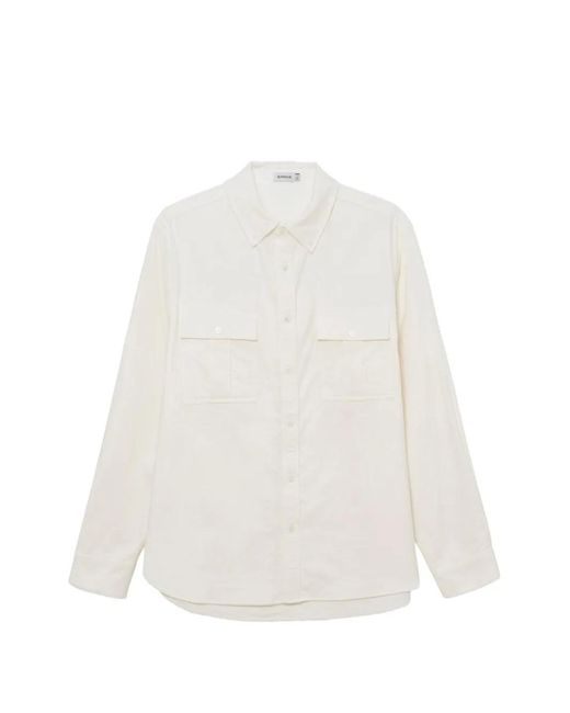 Jonathan Simkhai White Parkes Double-Gauze Button-Up Shirt for men