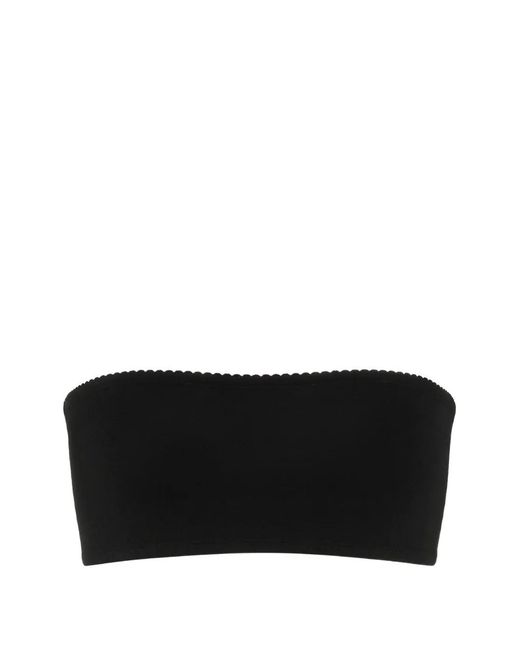 Maison Margiela Black Strapless Top