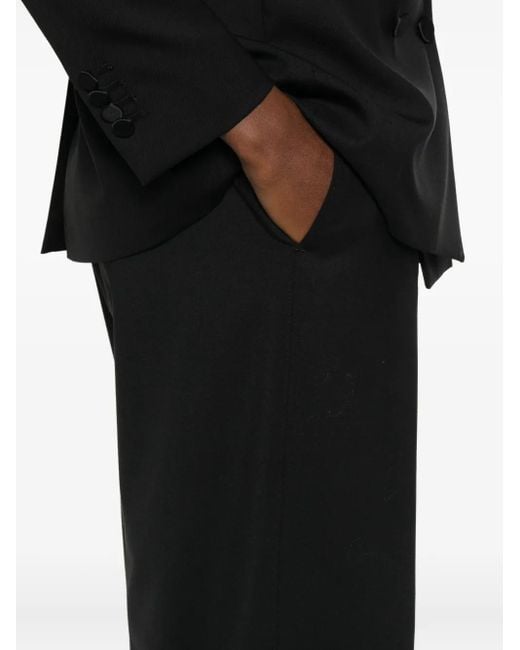 Tagliatore Black Double-Breasted Suit