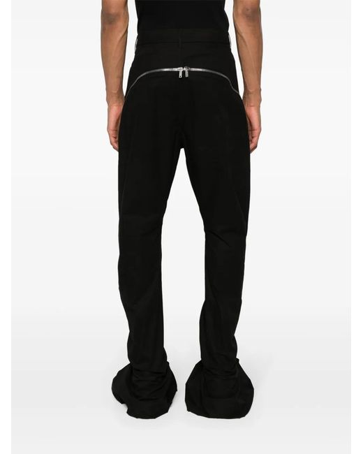 Rick Owens Black Bolan Banana High-Waist Slim Trousers for men