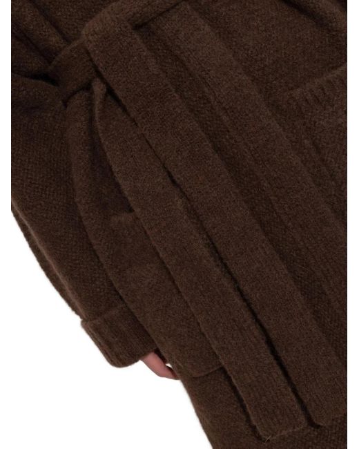 DSquared² Brown Belted Cardi-Coat