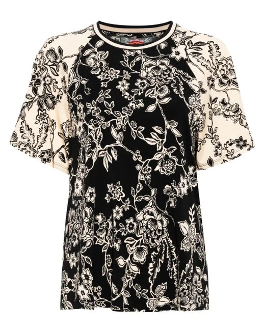 Johnny Was The Janie Favorite T-Shirt in het Black