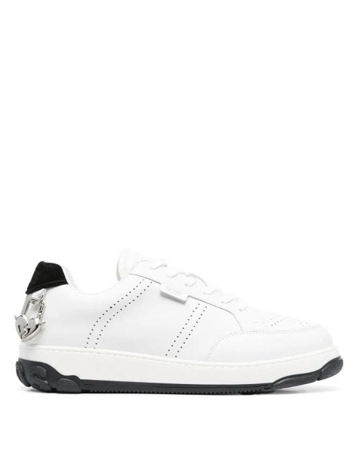 Gcds White Chunky Lace-Up Sneakers for men