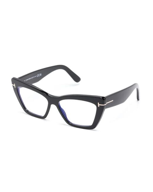 Tom Ford Black Cat-Eye Glasses