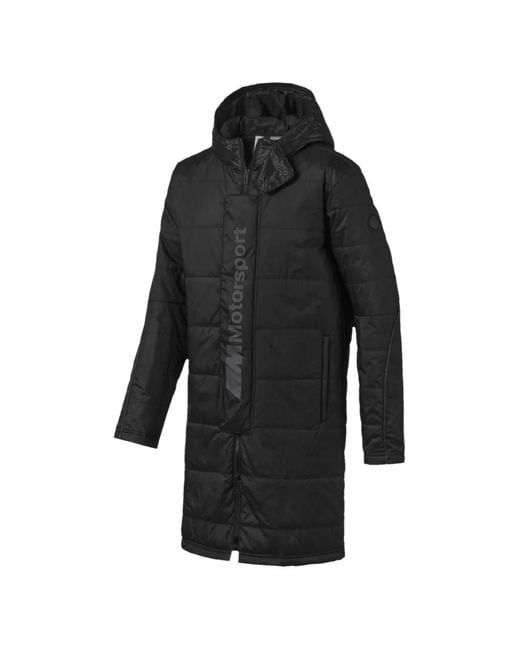 PUMA Black X Bmw Motorsport Hooded Coat for men