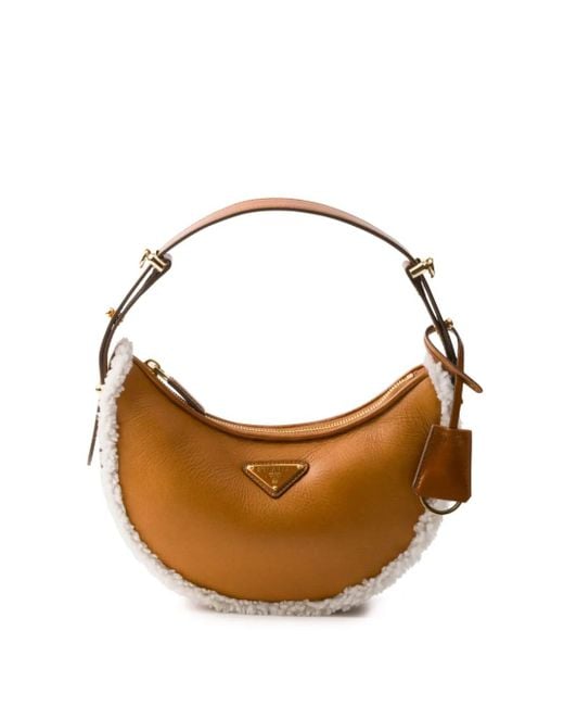 Bolso De Hombro Arqué Pequeño Prada de color Metallic