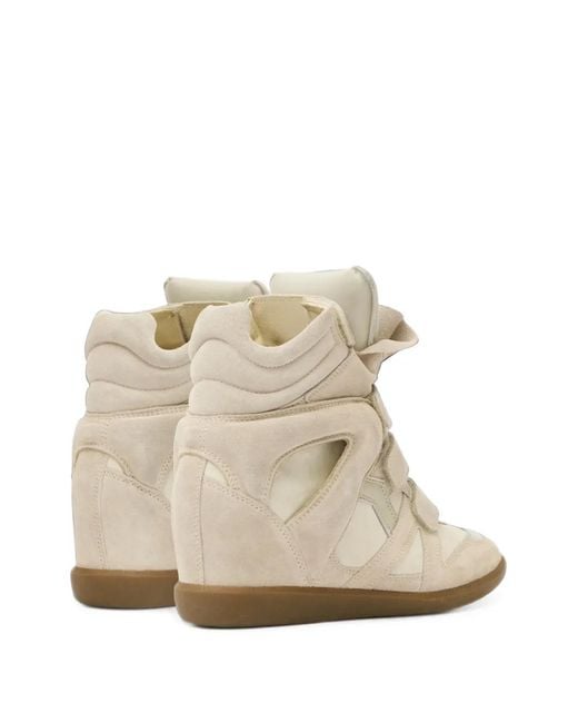 Isabel Marant Natural Bekett Wedge Sneakers for men