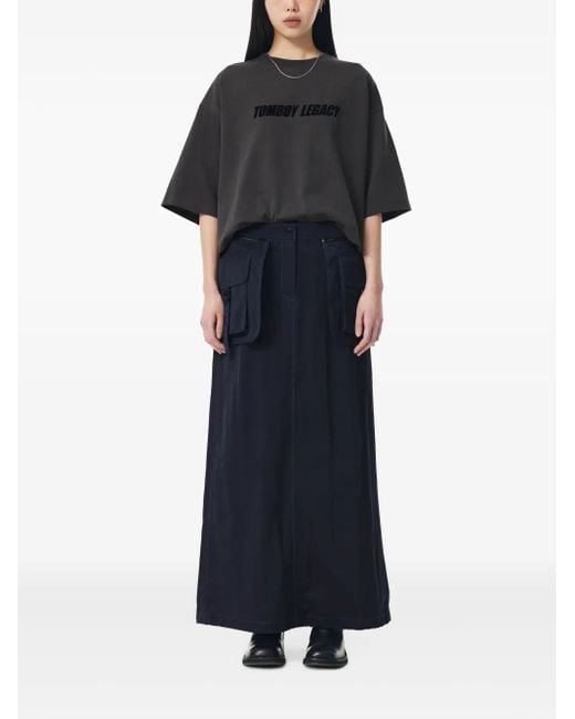 Studio Tomboy X Black Utility-Pocket Skirt