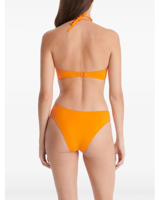 Eres Orange Haut De Bikini Gang À Bonnets Triangles