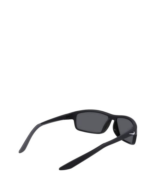 Nike Black Rabid 22 Rectangle-Frame Sunglasses