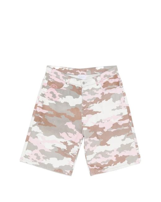 BLUE SKY INN White Camo-Print Shorts for men