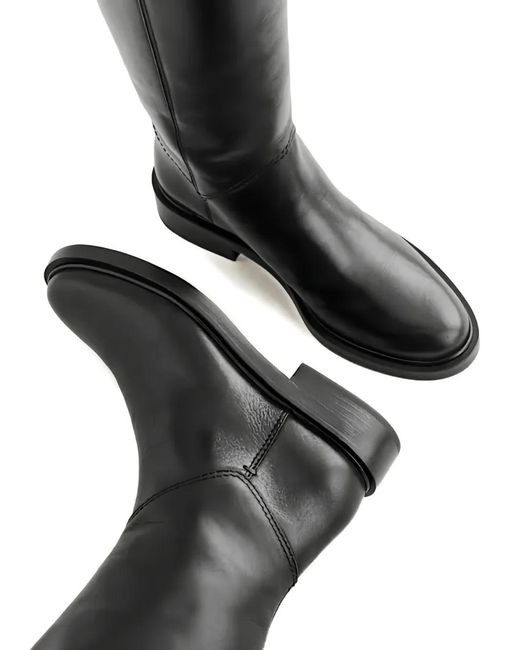 Reformation Black Buckle Knee Boots