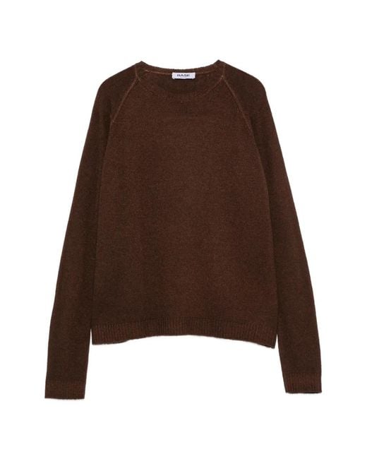 Base London Brown Round-Neck Sweater
