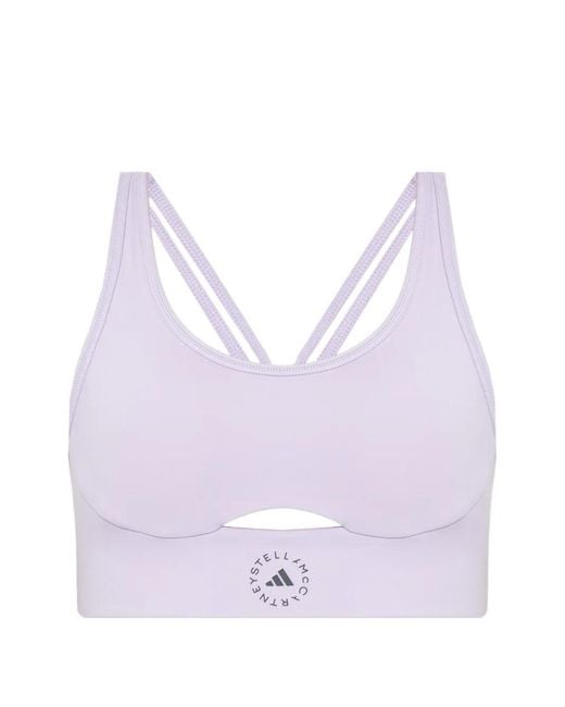 Adidas By Stella McCartney Purple Brassière De Yoga Truestrength