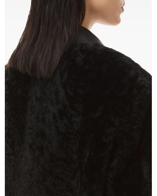 Alexander Wang シアリング タキシードコート Black